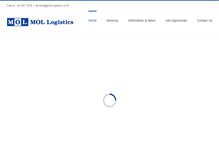 Tablet Screenshot of mol-logistics.co.th