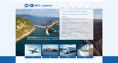 Desktop Screenshot of mol-logistics.de